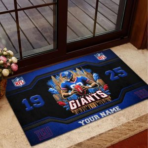 VS02 NYGT Custom Name Welcome Personalized Doormat