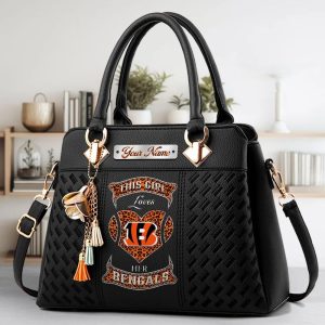VS02 CNBG Custom Name Classic Leather Handbag