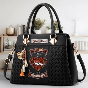 VS03 DNBR Custom Name Classic Leather Handbag