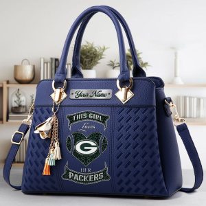 VS08 GBPK Custom Name Classic Leather Handbag