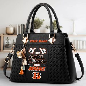 VS01 CNBG Custom Name Classic Leather Handbag