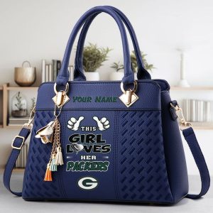 VS07 GBPK Custom Name Classic Leather Handbag