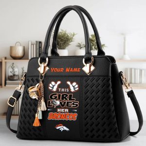 VS02 DNBR Custom Name Classic Leather Handbag