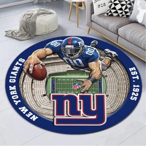 VS01 NYGT Welcome Personalized Round Rug