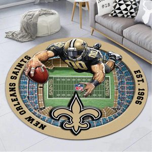 VS01 NOST Welcome Personalized Round Rug