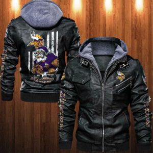 VS03 MNVK Designed Casual Winter Leather Jacket
