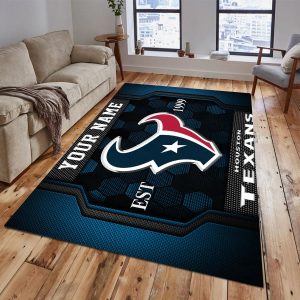 VS08 HSTX Custom Name Welcome Personalized Floormat