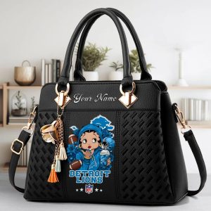VS03 DTLN Custom Name Classic Leather Handbag