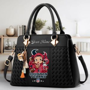 VS02 HSTX Custom Name Classic Leather Handbag