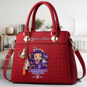 VS03 MNVK Custom Name Classic Leather Handbag