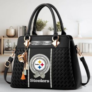 VS04 PTSTL Custom Name Classic Leather Handbag