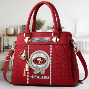 VS4 SFC4 Custom Name Classic Leather Handbag