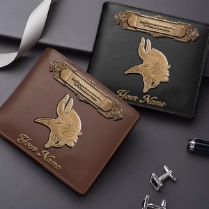 VS03 MNVK Custom Name Casual Leather Wallet