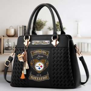 VS02 PTSTL Custom Name Classic Leather Handbag