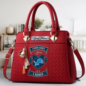 VS02 DTLN Custom Name Classic Leather Handbag