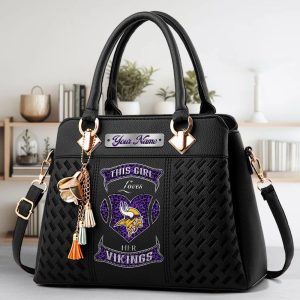 VS02 MNVK Custom Name Classic Leather Handbag