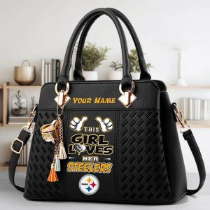 VS01 PTSTL Custom Name Classic Leather Handbag