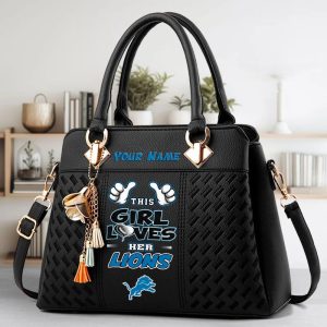 VS01 DTLN Custom Name Classic Leather Handbag