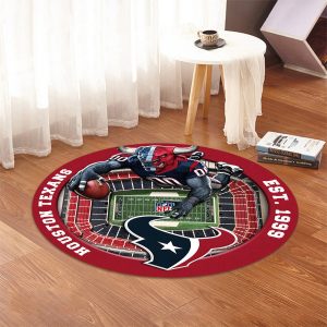 VS01 HSTX Welcome Personalized Round Rug