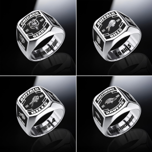 VS16 All NFL Team Custom Name Classic Design Ring
