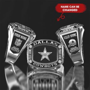 VS2C Cowboys Custom Name Classic Genuine Silver Ring