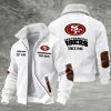 VS6 San49ers Custom Name Casual Winter Fleece Jacket